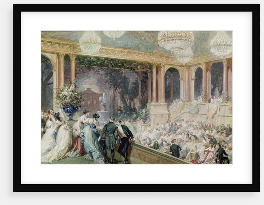 Dinner at the Tuileries, 1867 by Henri Baron