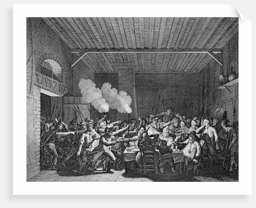 The Arrest of Louis XVI at Varennes, 22nd June 1791 by French School