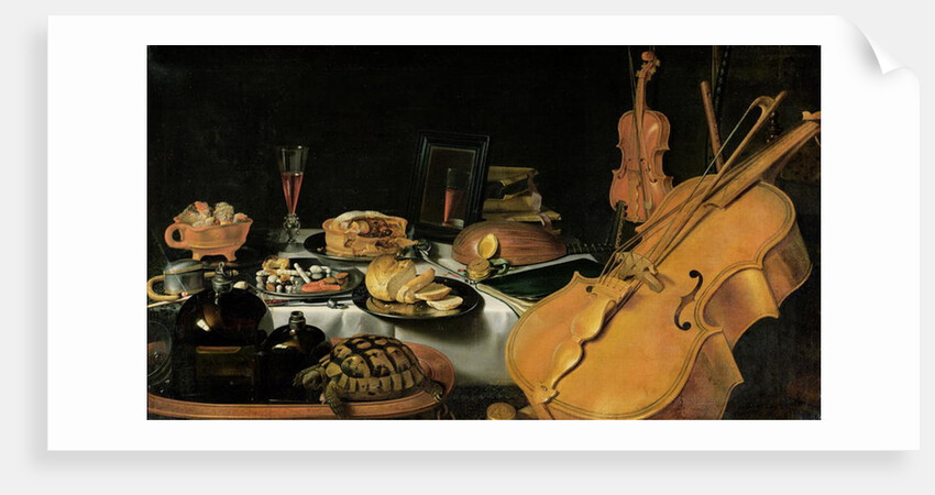 Still Life with Musical Instruments, 1623 by Pieter Claesz