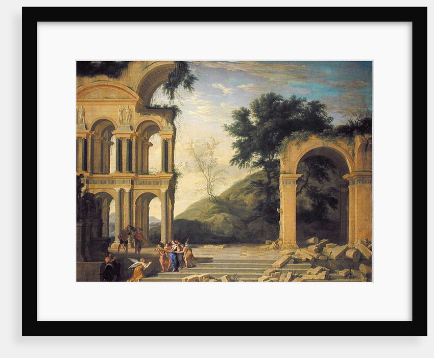 Landscape with the Rest on the Flight into Egypt, 1671 by Henri Mauperche