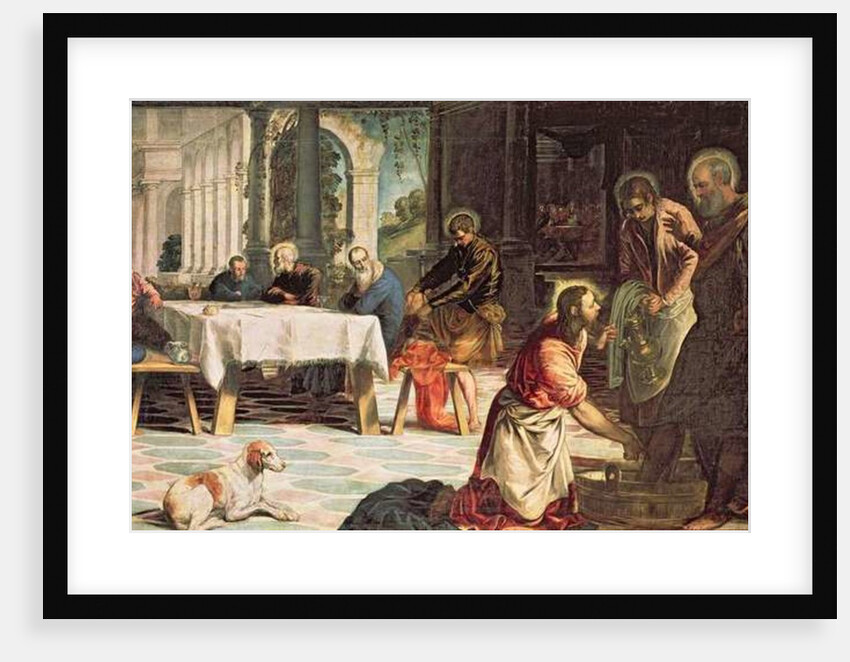 Christ Washing the Feet of the Disciples by Jacopo Robusti Tintoretto