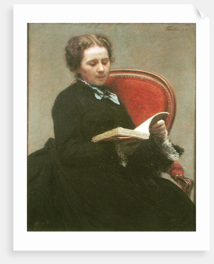 Victoria Dubourg 1873 by Ignace Henri Jean Fantin-Latour