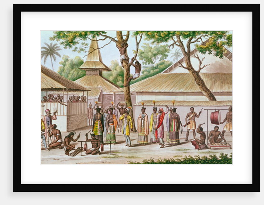 Religious Festival in Caieli, Buru Island by French School