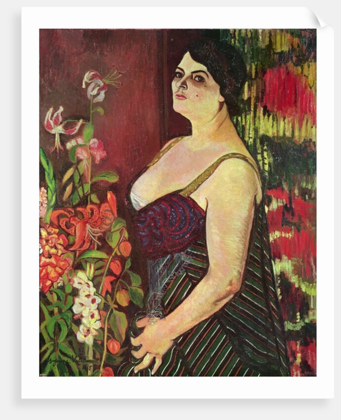 Portrait of Madame Coquiot, 1918 by Marie Clementine Valadon