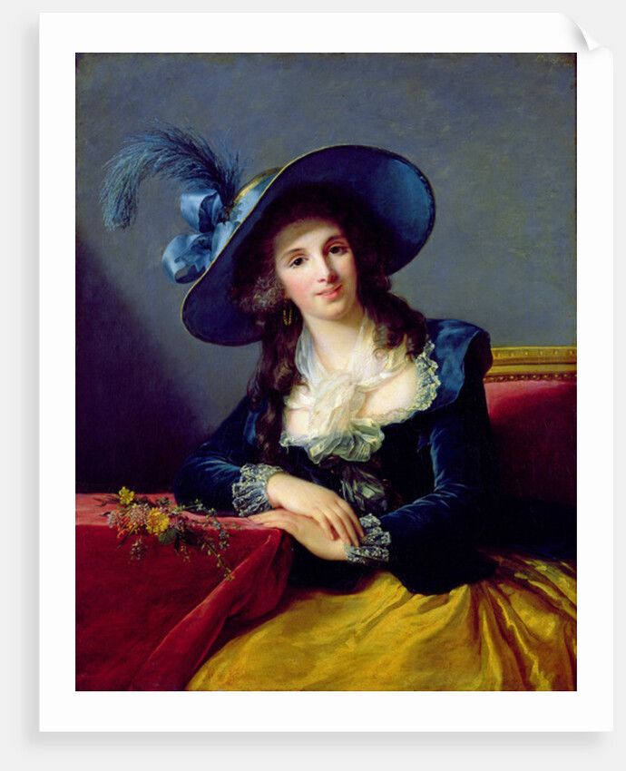 Antoinette-Elisabeth-Marie d'Aguesseau Countess of Segur, 1785 by Elisabeth Louise Vigee-Lebrun