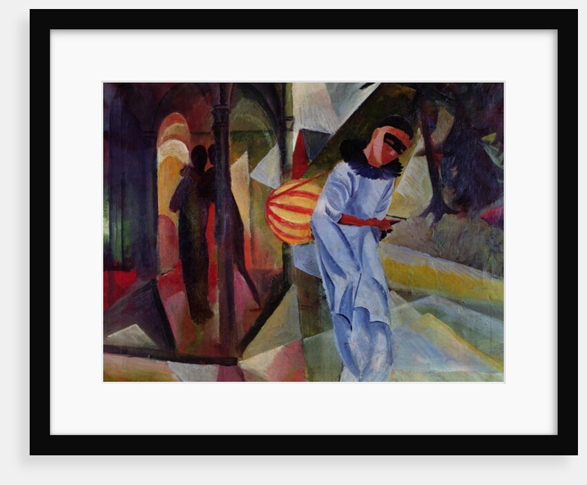 Pierrot, 1913 by August Macke
