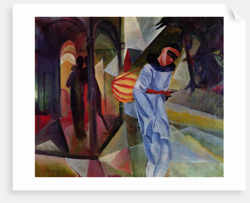 Pierrot, 1913 by August Macke