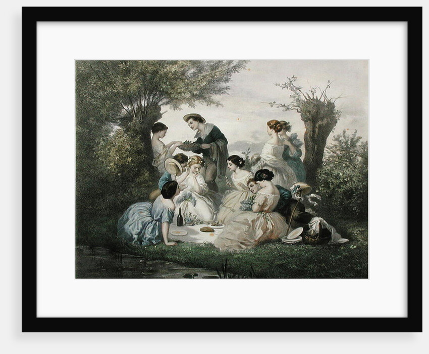 Breakfast in the Spring by A. de Beaumont