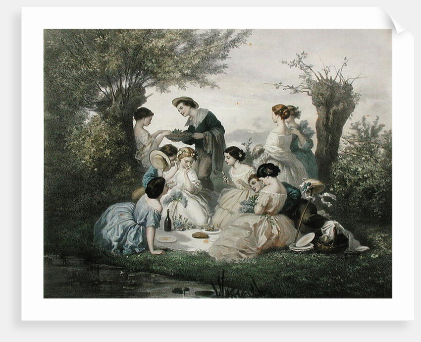 Breakfast in the Spring by A. de Beaumont