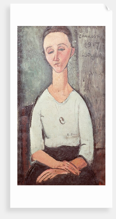 Portrait of Madame Chakowska, 1917 by Amedeo Modigliani
