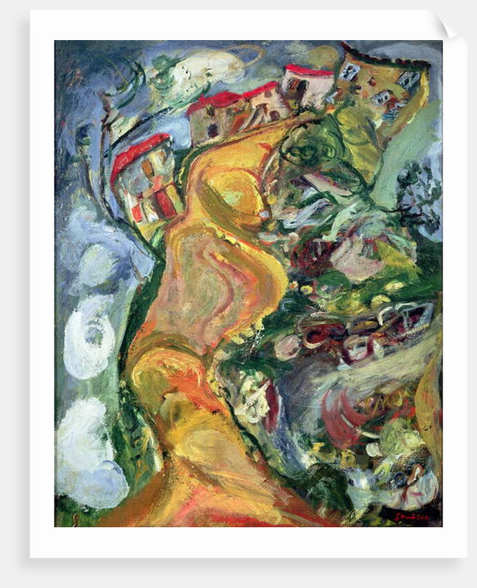 The Road to Cagnes, 1924 by Chaim Soutine