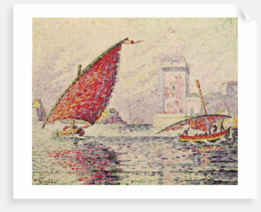 Fort Saint-Jean, Marseilles, 1907 by Paul Signac