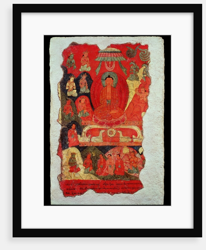 The First Sermon of Buddha by Tibetan School