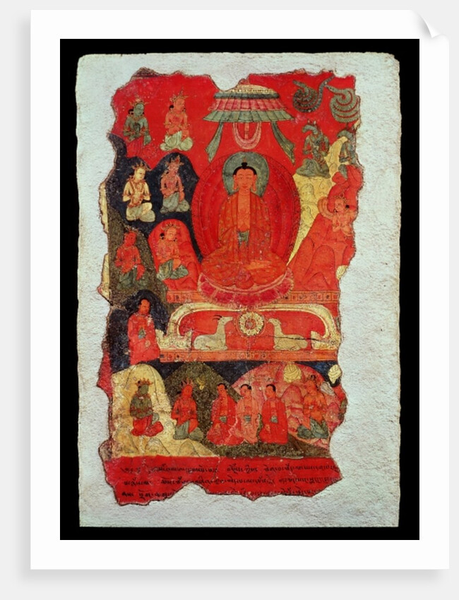 The First Sermon of Buddha by Tibetan School
