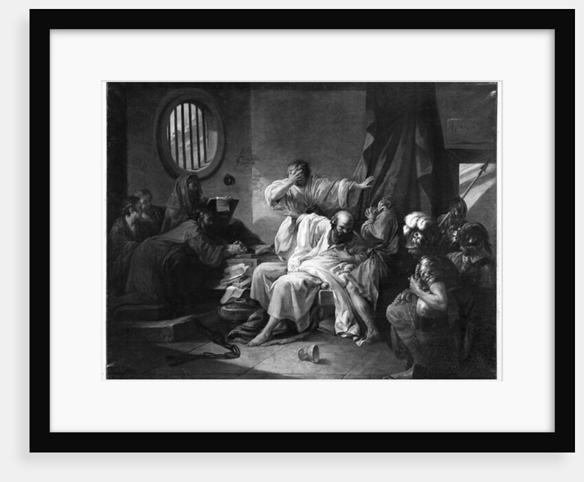 The Death of Socrates 1762 by Jacques Philippe Joseph de Saint-Quentin