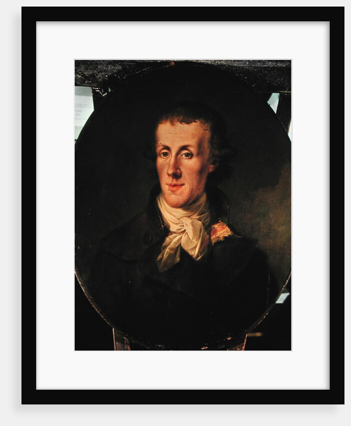 Portrait of Jacques Pierre Brissot French revolutionary leader by French School