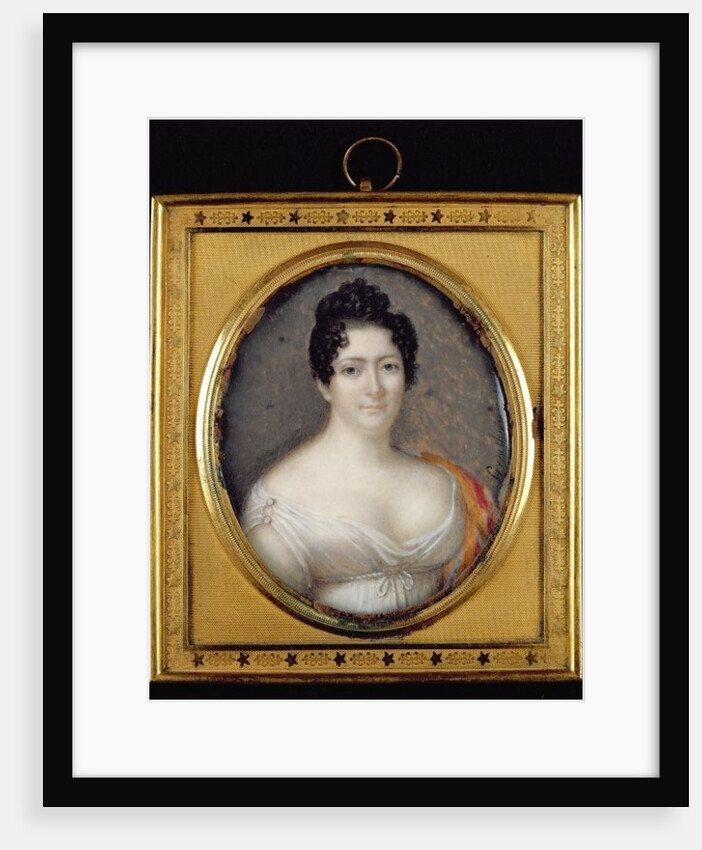 Mademoiselle Mars 1819 by Jean Francois Strasbeaux