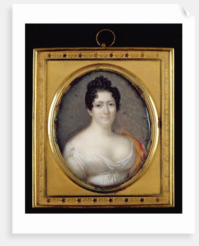 Mademoiselle Mars 1819 by Jean Francois Strasbeaux