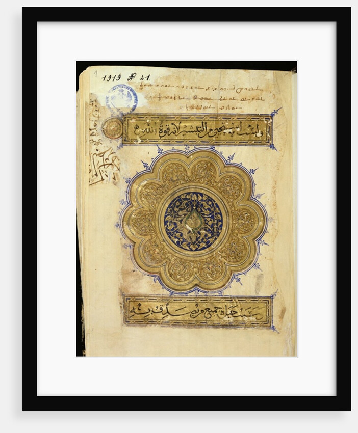 Ms D-228 Page from 'The Epistles and Acts of the Apostles', 1341 by Islamic School