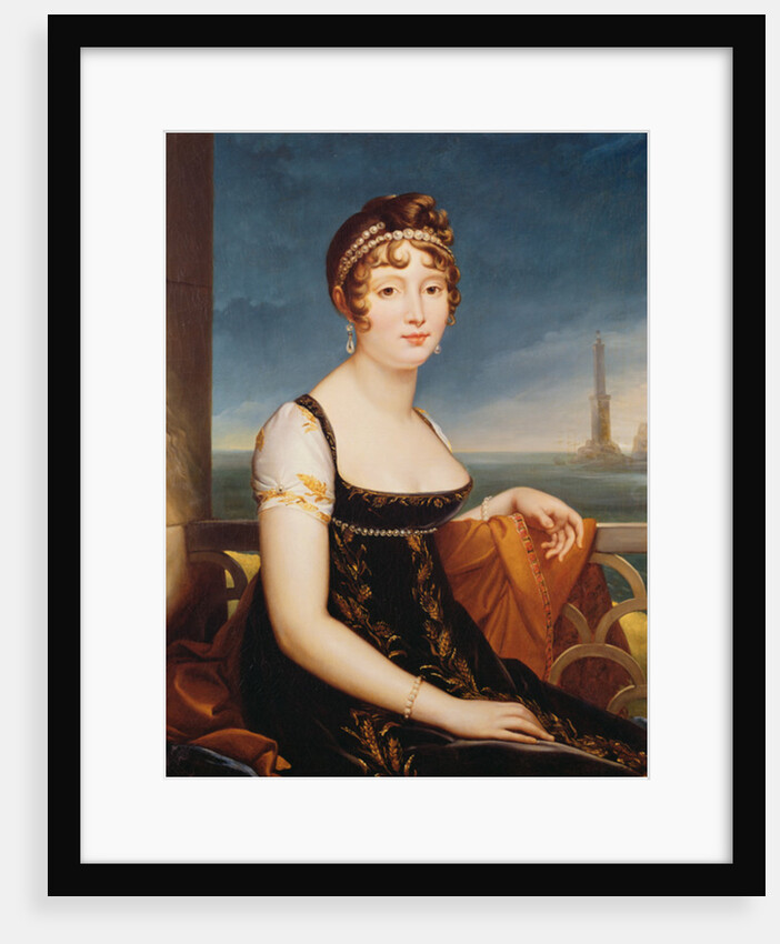 Portrait of Caroline Bonaparte, Queen of Naples by Francois Pascal Simon Baron Gerard