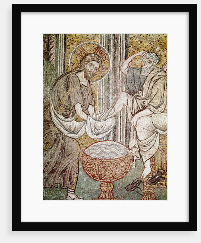 Jesus and St. Peter by Byzantine School
