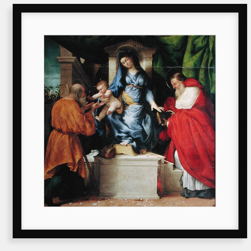 The Madonna of the Roses, 1526 by Lorenzo Lotto