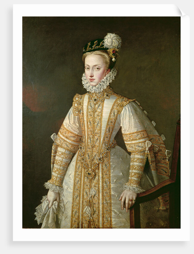 Anne of Austria Queen of Spain, c.1571 by Alonso Sanchez Coello