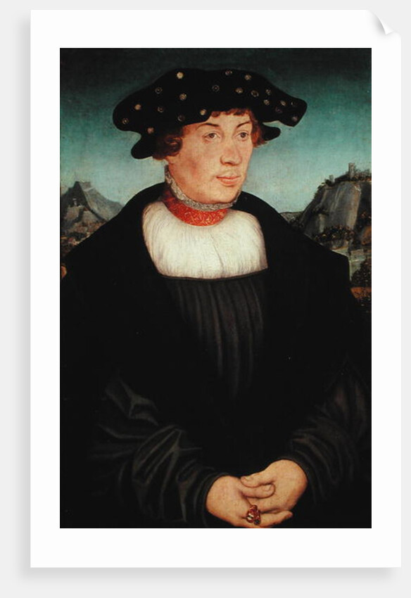 Portrait of Hans Melber, 1526 by Lucas the Elder Cranach