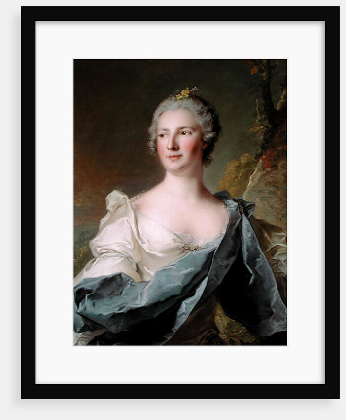 Portrait of Barbara Belgioso d'Este Princess of Ferrara, 1747 by Jean-Marc Nattier