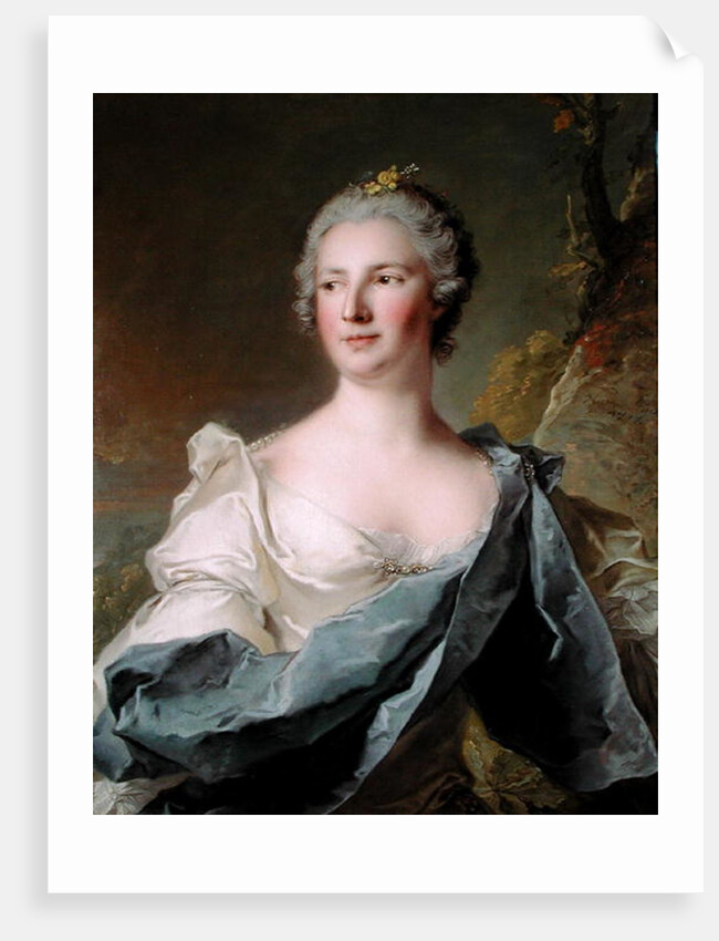 Portrait of Barbara Belgioso d'Este Princess of Ferrara, 1747 by Jean-Marc Nattier