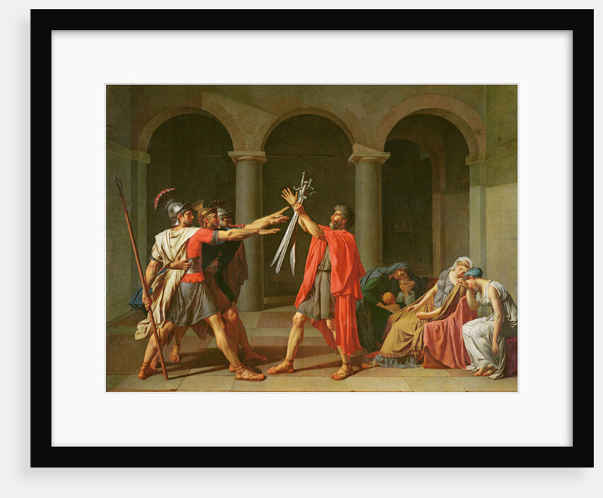 The Oath of Horatii, 1784 by Jacques Louis David