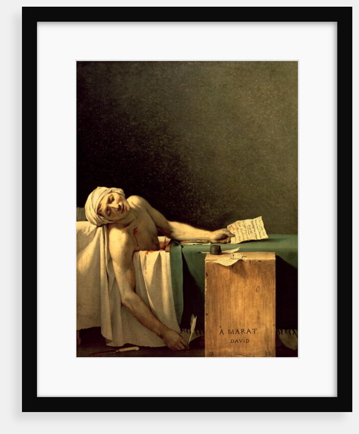 The Death of Marat, 1793 by Jacques Louis David