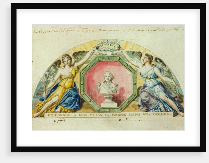 Unfamiliar to our Eyes, He Rules in our Hearts: Visit of Louis XVIII King of France to the Quinze-Vingts Hospital, 1816 by Pierre Antoine Lesueur