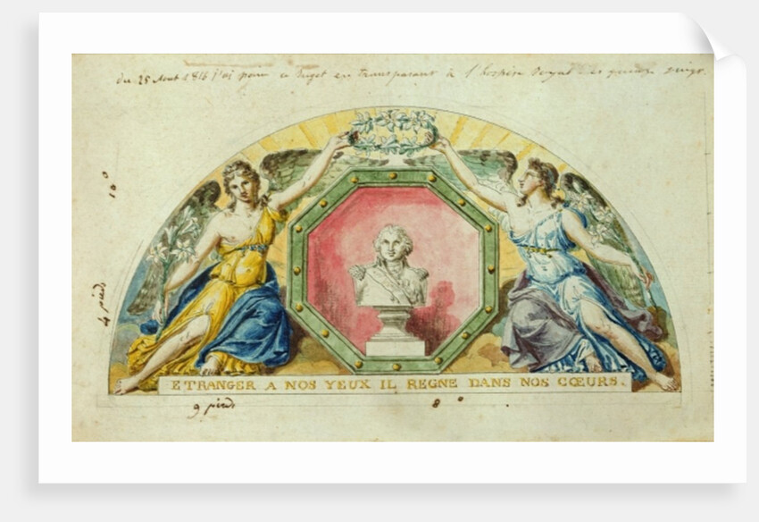 Unfamiliar to our Eyes, He Rules in our Hearts: Visit of Louis XVIII King of France to the Quinze-Vingts Hospital, 1816 by Pierre Antoine Lesueur