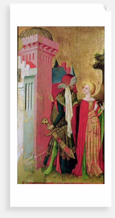 St. Barbara Locked in a Tower by her Father by Francke Master