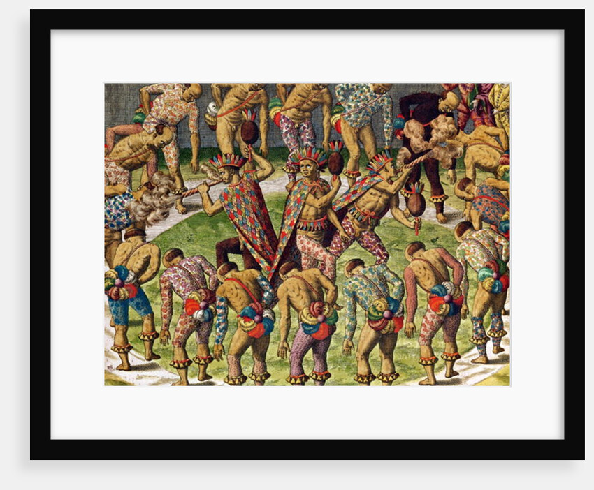 A Barbarian Celebration by Theodor de Bry