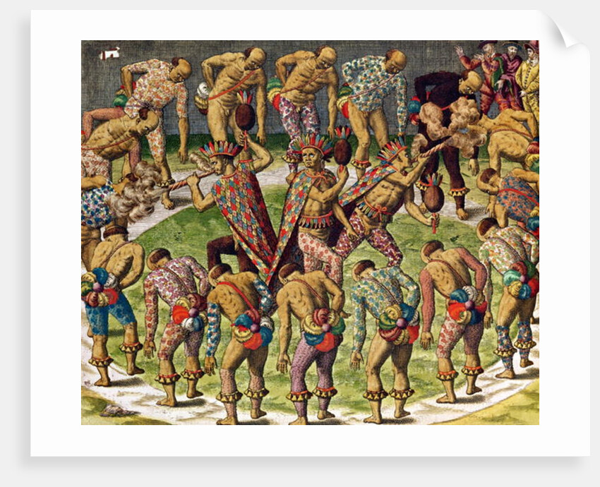 A Barbarian Celebration by Theodor de Bry