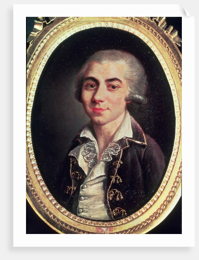 Portrait of Andre Chenier by Francois Thomise