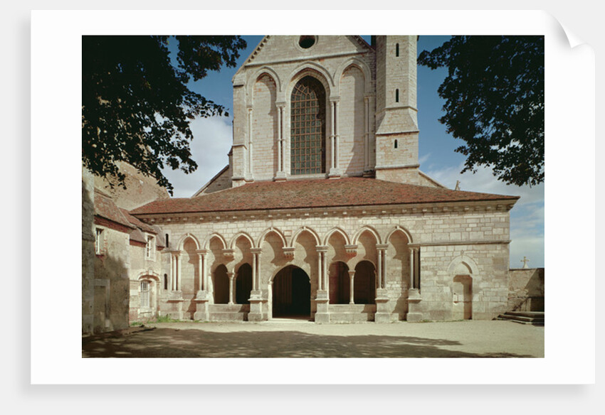 View of the entrance porch of the Cistercian Abbey, built 1140-60 by French School