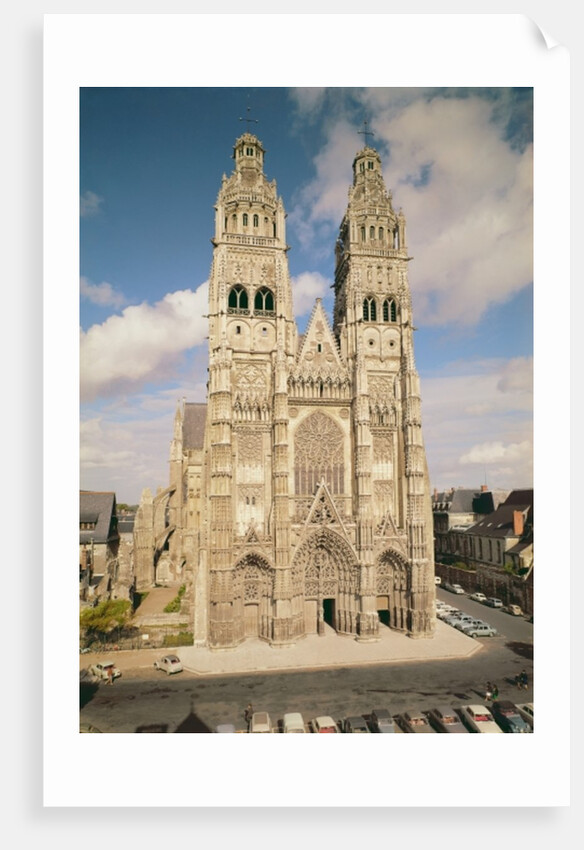 View of the west facade, 13th-15th century by School French