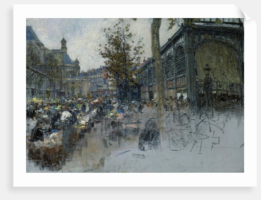 Study for Les Halles, 1893 by Leon Augustin Lhermitte