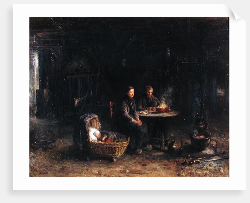 Lunch at a Farm in Karlshaven near Delden, 1885 by Isaac Israels