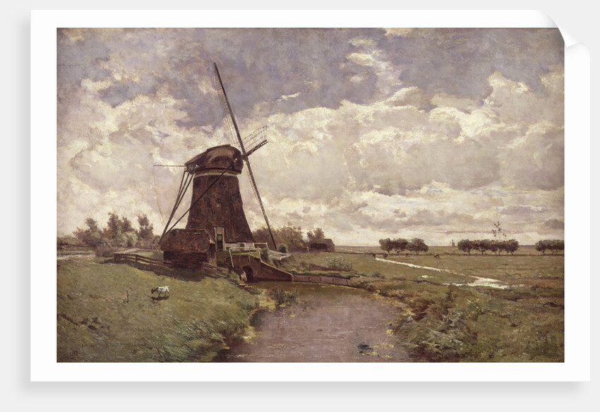 Windmill at Leidschendam by Paul Joseph Constantin Gabriel