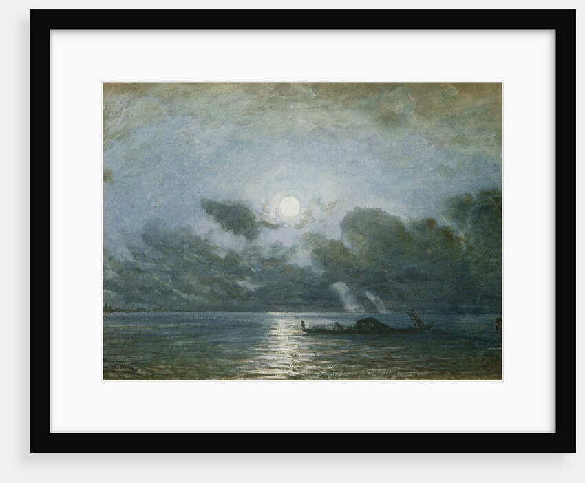 Venice by Moonlight by Felix Ziem