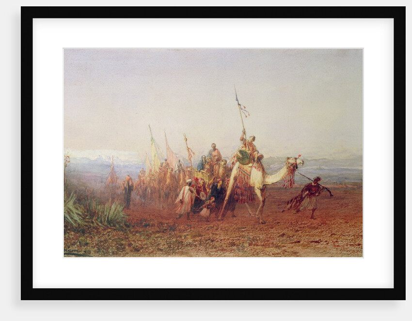A Caravan on the Way to Cairo by Felix Ziem