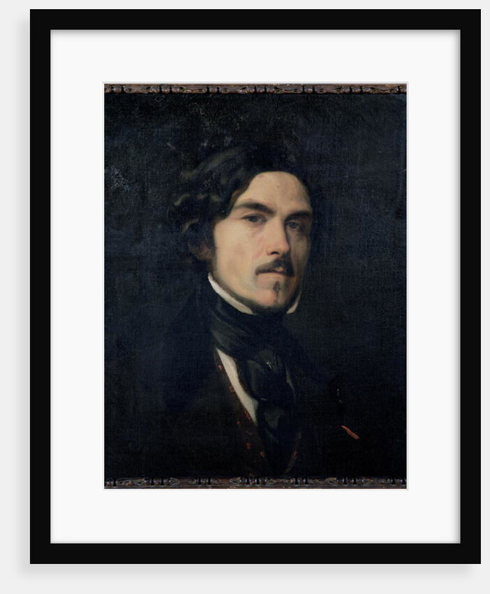 Eugene Delacroix 1840 by Charles Emile Callande de Champmartin