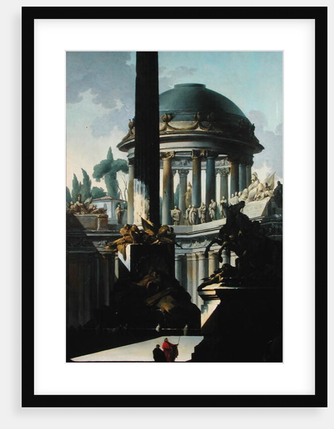 Architectural Landscape or Capriccio by Louis-Joseph Le Lorrain