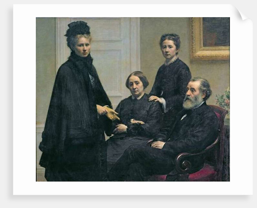 The Dubourg Family, 1878 by Ignace Henri Jean Fantin-Latour