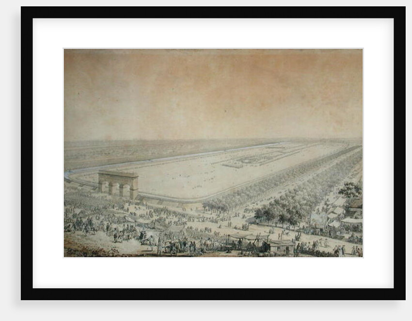 General View of the Champ-de-Mars during the Fete de la Federation, 14th July 1790 by Jacques Francois Joseph Swebach