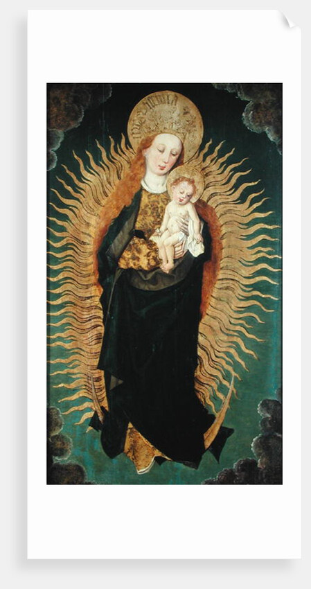 Virgin of the Apocalypse by German School